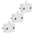 Miniatyrbilde 2 av 4: 3 stk Dørbryter Automatisk Lysbryter Berøringslampe Elektrisk Lysbryter db White 1 3.30X2.30X1.00CM