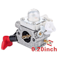 Miniatyrbillede 3 af 5: Karburator til FS40 FS50 FS56 FS70 FC56 FC70 HT56 KN56 KM56 Trimmer 4144 120 0608 C1M-S267A [db] As shown