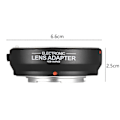 Pikkukuva 5 / 5: FOTGA OEM4/3(AF) 4/3 - M4/3 kameran sovitusrengas automaattitarkennuksella Olympus 4/3 -objektiiville Olympus M4/3 -kiinnitykseen [DB]