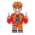 Miniatyrbillede 3 af 5: 8 stk. Anime Naruto Mini Actionfigur Legetøj, Byggeklodser Legetøjssæt Til Festartikler, Fans Gi Db Shaped C