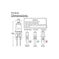 Miniatyrbilde 3 av 5: 12-pakke G4 20W 12V 2800K 2-pins Halogen Lyspærer for Kjøkkenhette Kjøkken Stue Soverom - kryc [DB]
