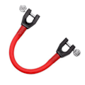 Miniatyrbillede 1 af 4: 2 stk. Ski Tip Connector Kontrol Kile Ski Træningshjælp Snowboard Connector [Db] Red