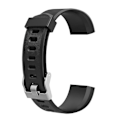 Miniatyrbillede 1 af 5: Fitness Tracker Band - Udskiftningsrem til Id115 Plus Smart Watch Armbånd~ DB Black