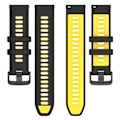 Pikkukuva 3 / 5: Silikoninen kellonranneke Garmin Forerunner 965/255/Vivoactive 4/Venu 2 -kelloon 22mm, kaksivärinen [db] Multicolor Style F