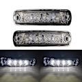 Miniatyrbilde 1 av 5: 2 stk. 24V LED solskjermlys for MAN TGX TGL TGS lastebil Solskjermlampe OEM 81252606121 Man førerhuslys [DB] 2pcs White