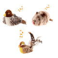 Miniatyrbild 5 av 5: Fladdrande Fågel Sparv Katt Leksak Livsliknande Kvittrande Ljud Beröringsaktiverad Kattunge [DB] birdie