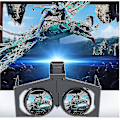 Miniatyrbillede 2 af 4: Hurtig levering bærbar foldbar virtuel reality justerbar filmspil 3d Vr-briller til telefon {DB}