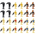 Miniatyrbilde 1 av 5: 24 stk Star Wars Battle Droids Byggeklosser Mini Minifigurer Leker Gaver db