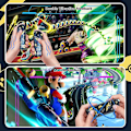 Miniatyrbillede 4 af 5: Controller til Nintendo Switch, udskiftning til Switch-controllere med dobbelt vibration/vække/screenshot db