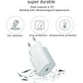 Miniatyrbild 4 av 5: 25W Snabbladdare + USB-C till USB-C Kabel Kompatibel med Samsung A53/S22/S22 PLUS/S22 ULTRA/S21 FE 5G/S21/S21 PLUS/S21 ULTRA/S20 [DB] white