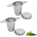 Miniatyrbillede 1 af 5: 304 Rustfrit Stål Tesil, 2 Pak Rustfrit Stål Tesil, Rustfrit Stål Tesil