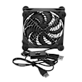 Miniatyrbillede 1 af 3: 12cm 5v Usb Køleventilator Stum Set-top Box Router Radiator Ventilator Radiator Køler (1 Ventilator)