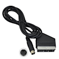 Miniatyrbild 1 av 5: Ersättnings 1.8m RGB Scart Kabel Scart AV-kabel för Sega för Saturn NTSC PAL [db]