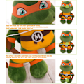 Miniatyrbillede 4 af 4: Teenage Mutant Ninja Turtles Plys Tmnt Leonardo Plysj Søde Skildpadde Plysdyr Dukke Til Børn DB Red 25cm