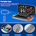 Miniatyrbild 3 av 5: För Nintendo Switch Fodral Portabelt Handhållet Skyddande Bärväska För Nintendo Switch Konsol För Nintendo Switch Tillbehör [db] red