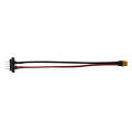 Miniatyrbilde 3 av 5: 1 stk Batteriutladningskontakt 4pin hann Xt60 hunn Ebike Batterikabel for Hailong 1-2/g80 E-bi