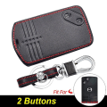 Miniatyrbild 1 av 5: Lädernyckelring för Mazda CX-7 CX-9 MX-5 Miata RX-8 2008 2009 Smart Keyless Fjärrkontrollskyddsfodral Nyckelämnen [DB] 2 Buttons