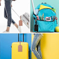 Miniatyrbilde 4 av 5: Reisebagasje-merke i PU-lær med justerbar stropp, koffertmerker identifikator reiseveske med personvernbeskyttelse {db} Multicolor
