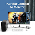 Pikkukuva 5 / 5: DB VENTION EABBG 1,5 m 24+1 DVI - VGA -johto 1080P 60 Hz Uros-Uros Kullattu Adapterikaapeli