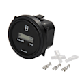 Miniatyrbilde 1 av 5: Digital Timeteller Resettbar Kjøretid Data Lagring For Plenklipper Traktor Generator Golfbil {db} black