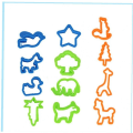 Miniatyrbilde 5 av 5: Leireverktøysett for barn 26 stk Leiremodellering Verktøy Lekesett Plastkuttere for Play Dough Plasticine Tilbehør med forskjellige former Db