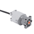 Miniatyrbilde 1 av 5: Tekniske deler Motor Byggestein Motor L-motor 88003 For Power Functions Elektrisk Sammenbygd Byggestein Lekedel DB