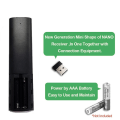 Miniatyrbilde 4 av 5: Trådløs Iptv-stemmefjernkontroll med USB-mottaker for Smart-TV, Iptv, nettverksdekoder, Mini-PC, Android TV-boks, Htplc [DB]