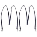 2 stk. Hanskeklips Feste Stropper Koblinger Vinter Votter Klips Hals Snøre for Barn Småbarn Gutter Jenter Vinter Votter Stropper [DB] 120.00X0.80X0.10CM Navy