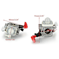 Miniatyrbilde 3 av 5: Forgasser Carb For Stihl Fc56 Fc70 Fs40 Fs50 Fs56 Trimmer Oem # 4144 120 0608 [DB]