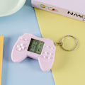 Miniatyrbild 1 av 5: Mini handtag elektronisk Tetris spelkonsol leksak klassisk nostalgisk spelkonsol nyckelring hänge [DB] pink