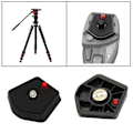 Miniatyrbillede 2 af 4: 785PL Hurtigudløsningsplade til Manfrotto Modo/Digi Stativ Compact DC659 785B db