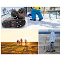 Miniatyrbild 2 av 4: 1 Par Barnens Isdubbar Traction Cleats Spik för Vintervandring Säkerhetssko Grepp på Is Snö för Barn Flickor och Pojkar db