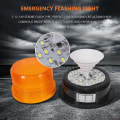Pikkukuva 5 / 5: 2 x Led-majakka Strobe Hätävilkkuva Varoitusvalo Kuorma-auto 12v 24v  [dB} Yellow