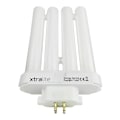 Miniatyrbilde 2 av 4: Xtralite 27w dagslys erstatningslyspære for leselamper med høy synlighet, 4-pin Gx10q-4 Quad Tube (6500k) [DB] Single Pack
