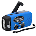 Pikkukuva 5 / 5: Aurinkoradio, käsikampi, aurinkokäyttöinen radio, kannettava hätäradio, sääradio DB Red