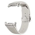Miniatyrbilde 2 av 5: For Samsung Galaxy Watch Ultra 47mm Silikonrem Titanium Kobling Sølvspenne Klokkereim [db] Multicolor Style E