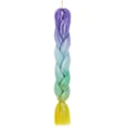Pikkukuva 2 / 5: 24 tuuman punontahiukset Synteettiset Ombre-kierteet Punontahiukset DIY Jumbo-punos Naisille {DB} 2 24inch