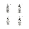 Miniatyrbild 2 av 3: Db Ny 1/4\" 1/2\" Rostfritt Stål Spiral Kon Atomizer Spraymunstycke Sprinklerhuvuden Hfmqv C