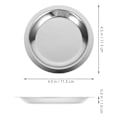 Miniatyrbillede 2 af 3: 5 stk. Metal Vinkøler Rustfrit Stål Vinkøler Varmebestandig Vinkøler Tekop Underlag  [dB} 11.50X11.50X1.00CM