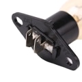 Pikkukuva 3 / 5: Mikroaaltouunin valolamppu, pohjarakenne 230 V 20 W, vaihto lamppupitimellä [DB] Black A