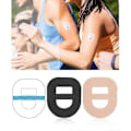 Pikkukuva 2 / 5: Hengittävä vedenpitävä liima-laastari Omnipod-urheilun anturin suojaksi [DB] Clear 30pcs