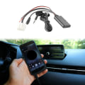 Pikkukuva 2 / 5: Auton Bluetooth 5.0 Aux-kaapeli Mikrofoni Handsfree Matkapuhelin Ilmainen Puheluadapteri 2 3 5 6 Mx5 [DB] black