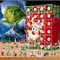 Miniatyrbild 1 av 5: Julkalender med 24 Dagar Nedräkning Tomtekalender Grinchkalender Leksak Barnpresenter DB Style A
