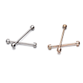 Miniatyrbillede 3 af 5: 1 Par Urrem Remme Skrue Pins til Smart Watch Armbånd Spænde Spænde Friktion Tub db Rose Gold 18mm
