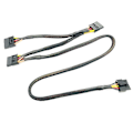 Miniatyrbillede 3 af 5: 5Pin til 3 SATA Strømkabel 5Pin Han til 3 SATA 15Pin Hun Splitter Adapter [db]