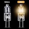 Miniatyrbilde 5 av 5: G4 halogenlamper [DB] 10W 20pcs