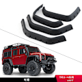Miniatyrbild 3 av 5: Plastkroppsskal Hjulbryn Fender Flares Sidogard 8017 Ersättning för TRAX4 Defender 1/10 R [DB]
