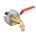 Miniatyrbillede 1 af 4: 2 tommer tromle hane messing tønde hane med EPDM pakning til 208 liters tromle [DB] as shown