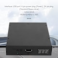 Pikkukuva 4 / 5: Versio Sfr1M44-U100K Musta 3.5 Tuuman 1.44Mb Usb Ssd Levykeaseman Emulaattori Yamaha Korg Roland El db black
