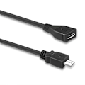 Pikkukuva 1 / 5: Micro USB Uros - Naaras Kaapeli Täysi Pinni Kytketty Micro USB Jatkojohto Latausjohto Vain Lataukseen [db] 600cm
